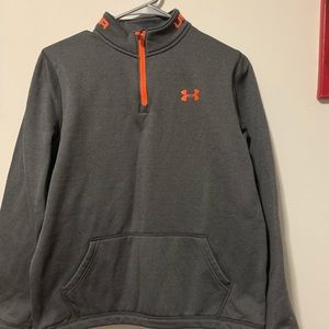Boys collared UA Pullover long sleeve YXL